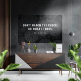 Keep Going Brushed Aluminium Dibond Wall Art.